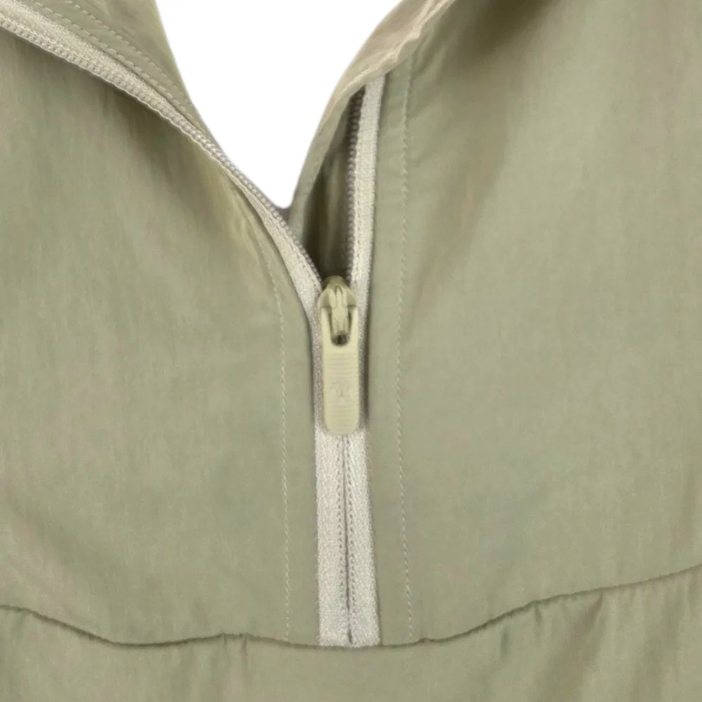Lululemon Evergreen Anorak Packable Jacket Pullover Womens 8 Green Windbreaker - Picture 5 of 16